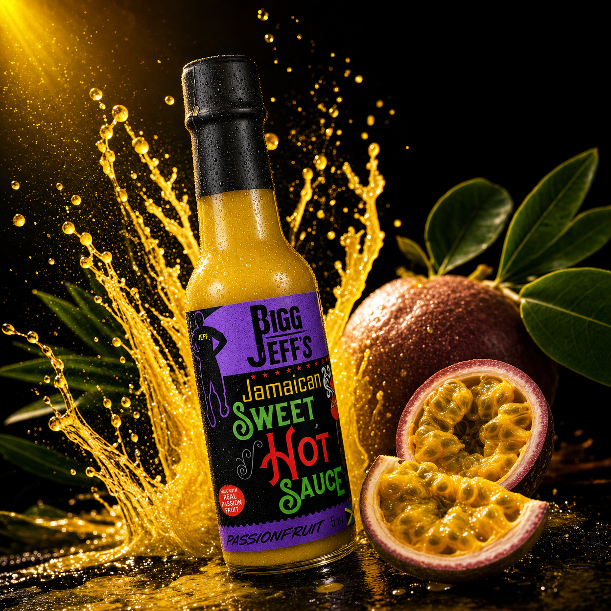 Passion fruit 🫐 Sweet Hot Sauce
