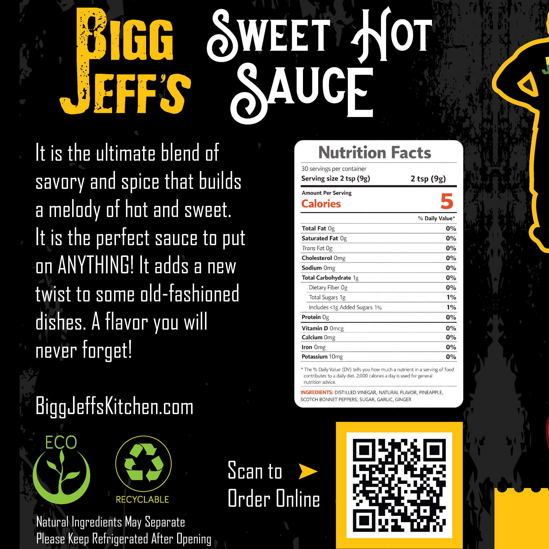 Pineapple 🍍 Sweet Hot 🔥 Sauce